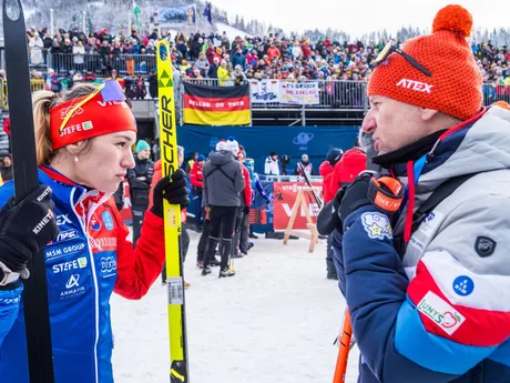 Paulína Bátovská Fialková s trénerom Martinom Bajčičákom.