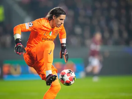 Yann Sommer v zápase Sparta Praha - Inter Miláno