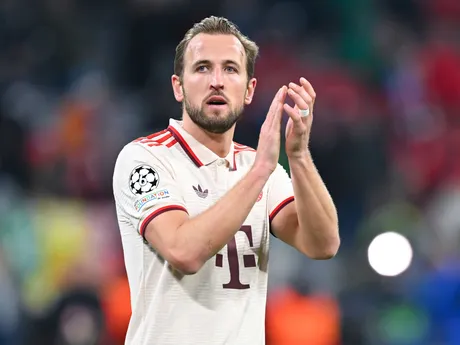 Na snímke je útočník Bayernu Mníchov Harry Kane.