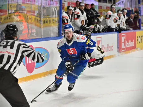 Maxim Čajkovič v stredajšom zápase Slovensko - Nemecko