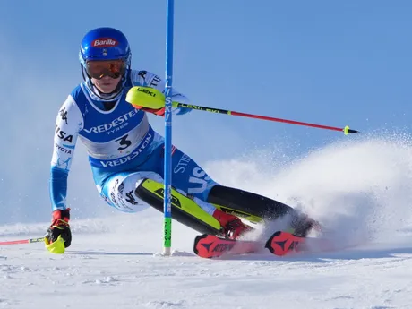 Mikaela Shiffrinová v slalome na MS 2025