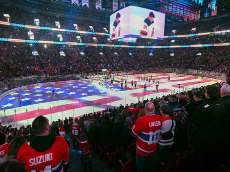 Fotka zo zápasu Montreal Canadiens - New Jersey Devils.