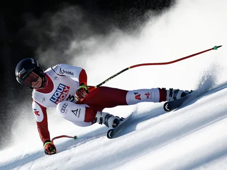 Rakúšanka Ariane Raedlerová počas zjazdu v nórskom stredisku Kvitfjell.