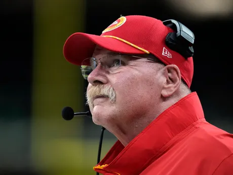 Na snímke je Andy Reid, hlavný tréner Kansasu City Chiefs.