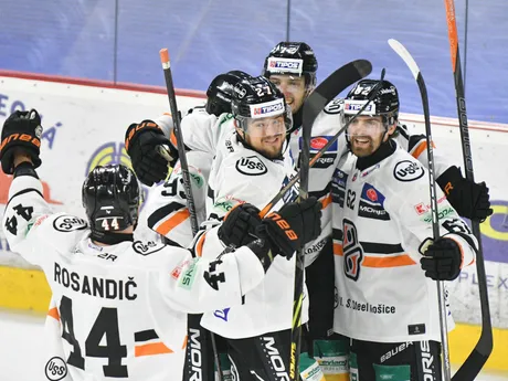 radosť hráčov Košíc