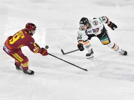 zľava Gordon Green (Trenčín) a Olivier Archamabault (Košice)