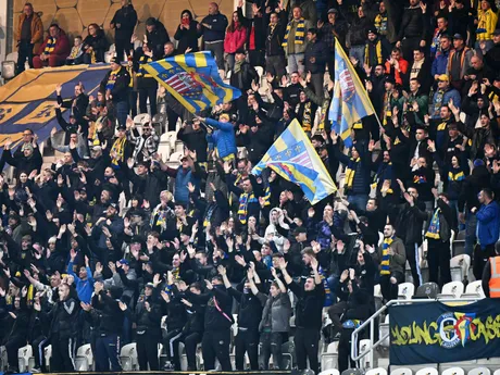 fanklub Košíc v zápase štvrťfinále Slovnaft Cupu FC Košice - ŠK Slovan Bratislava