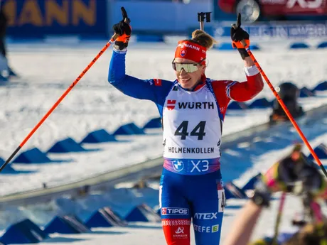 Paulína Bátovská Fialková po 6. mieste v stíhacích pretekoch v Holmenkollene 2025.