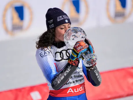 Federica Brignoneová získala malý glóbus v obrovskom slalome. 