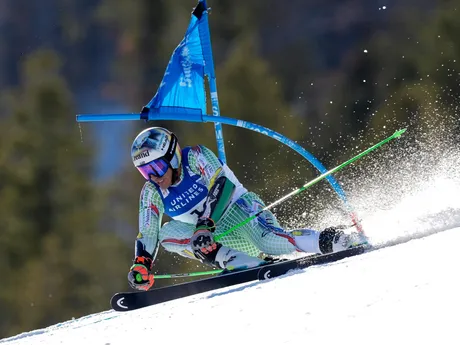 Joan Verdu počas prvého kola obrovského slalomu v americkom stredisku Sun Valley.