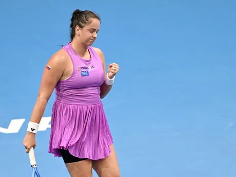 Viktória Hrunčáková sa raduje z víťazného úderu