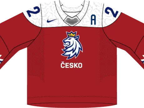 Česko na MS v hokeji 2025 - dresy vonku.