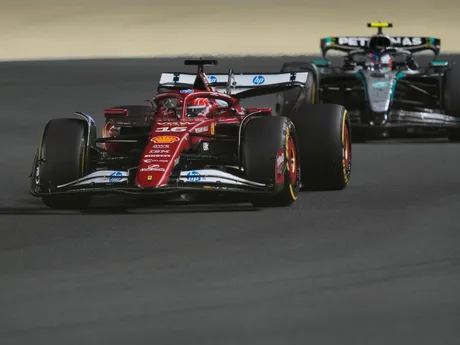 Charles Leclerc počas Veľkej ceny Saudskej Arábie 2025. 