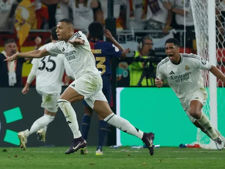 Kylian Mbappé oslavuje gól