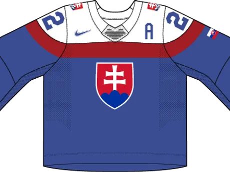 Slovensko na MS v hokeji 2025 - dresy vonku.