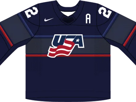 USA na MS v hokeji 2025 - dresy vonku.