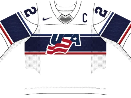 USA na MS v hokeji 2025 - dresy doma.