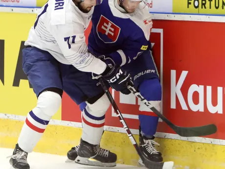 zľava Adel Koudri (Francúzsko) a Patrik Hrehorčák (Slovensko) 