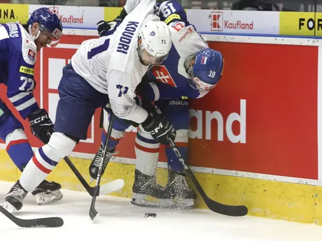 zľava Adel Koudri (Francúzsko) a Patrik Hrehorčák (Slovensko) 