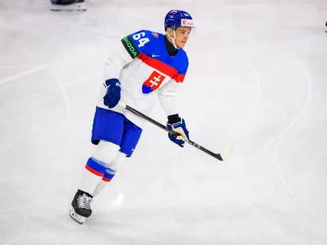 Patrik Koch pred zápasom Slovensko - Slovinsko v skupine A na MS v hokeji 2025.