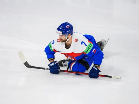 Mário Grman pred zápasom Slovensko - Kanada v skupine A na MS v hokeji 2025.
