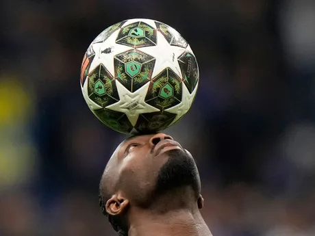 Marcus Thuram pred odvetným zápasom semifinále Ligy majstrov Inter Miláno - FC Barcelona. 