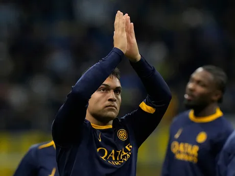 Lautaro Martinez pred odvetným zápasom semifinále Ligy majstrov Inter Miláno - FC Barcelona. 