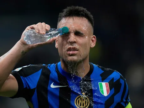 Lautaro Martinez počas odvetného zápasu semifinále Ligy majstrov Inter Miláno - FC Barcelona. 