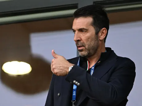Gianluigi Buffon počas zápasu základnej A-skupiny Slovensko - Taliansko na majstrovstvách Európy hráčov do 21 rokov v Trnave