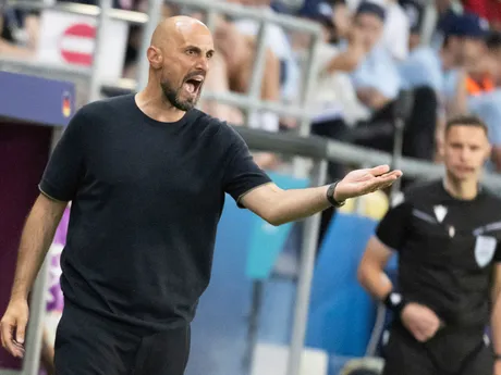 Tréner Nemecka Antonio Di Salvo počas zápasu základnej B-skupiny ČR - Nemecko