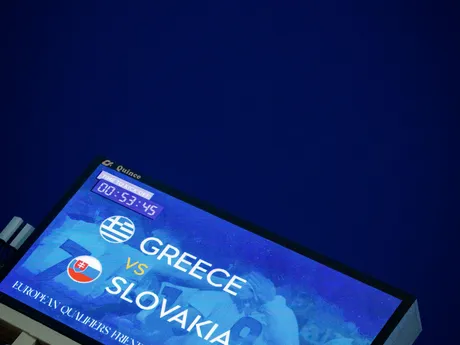 Futbalový štadión v meste Heraklion pred prípravným zápasom Grécko - Slovensko.