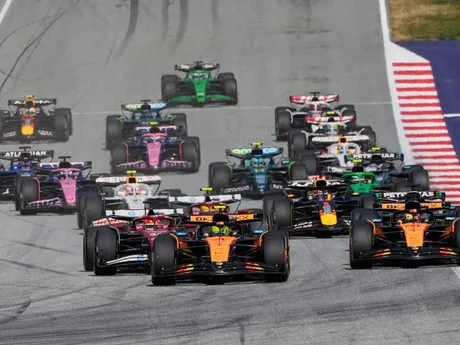 Lando Norris počas Veľkej ceny Rakúska 2025. 