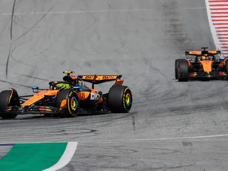 Lando Norris počas Veľkej ceny Rakúska 2025. 