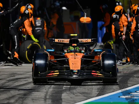 Lando Norris počas Veľkej ceny Rakúska 2025. 