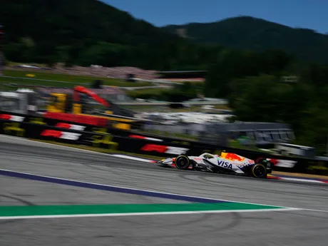 Liam Lawson počas Veľkej ceny Rakúska 2025. 