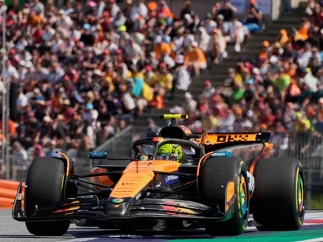 Lando Norris počas Veľkej ceny Rakúska 2025. 