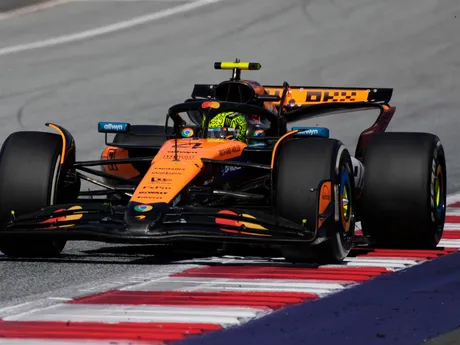 Lando Norris počas Veľkej ceny Rakúska 2025. 