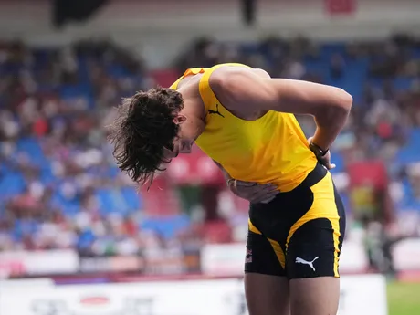 Armand Duplantis na Zlatej tretre v Ostrave 2025.