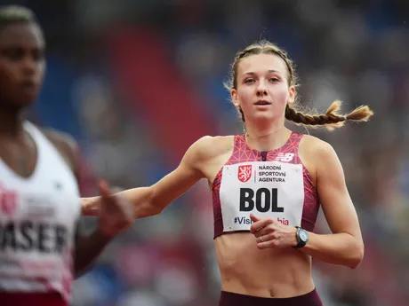 Femke Bolová na Zlatej tretre v Ostrave 2025.