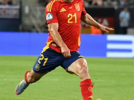 Fotka zo zápasu skupiny A Španielsko - Taliansko na EURO U21 2025.
