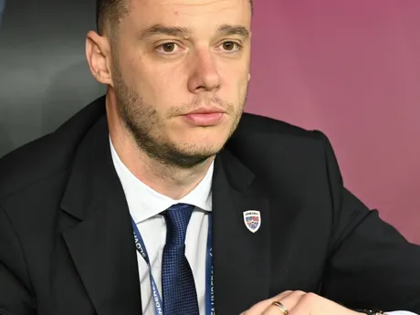 Fotka zo zápasu Taliansko - Rumunska na šampionáte EURO U21 2025.