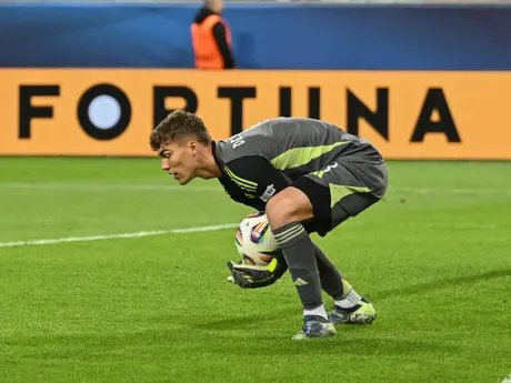 Fotka zo zápasu Taliansko - Rumunska na šampionáte EURO U21 2025.