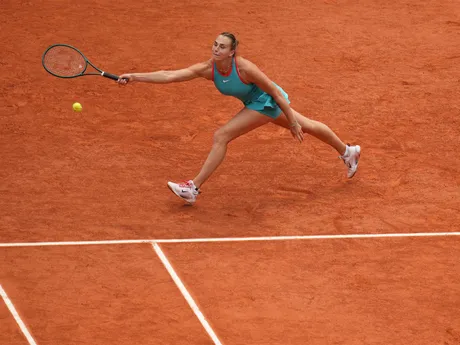 Aryna Sabalenková vo finále Roland Garros 2025.