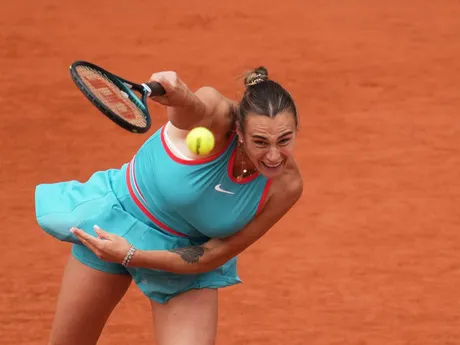 Aryna Sabalenková vo finále Roland Garros 2025.