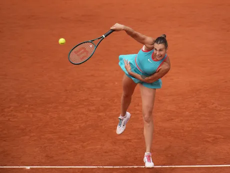 Aryna Sabalenková vo finále Roland Garros 2025.