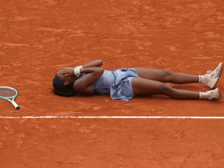Coco Gauffová po víťazstve na Roland Garros 2025.