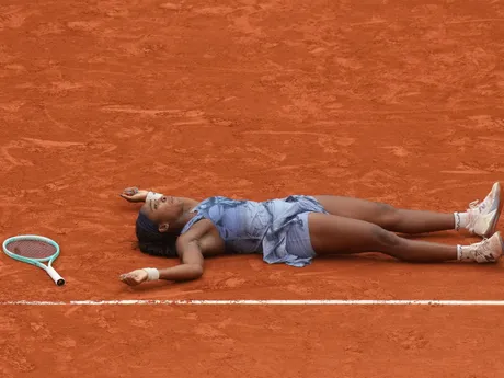 Coco Gauffová po víťazstve na Roland Garros 2025.