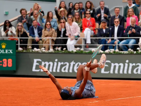 Coco Gauffová po víťazstve na Roland Garros 2025.
