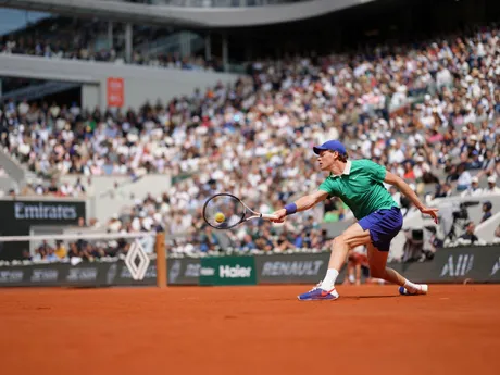 Jannik Sinner vo finále na Roland Garros 2025.