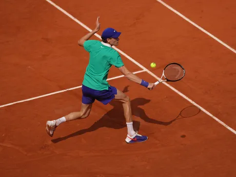 Jannik Sinner vo finále na Roland Garros 2025.
